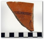 AZC 160 - Black-on-Orange Variant D-3 - Plate/Dish